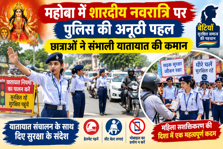 Mahoba Navratri Traffic Safety Initiative